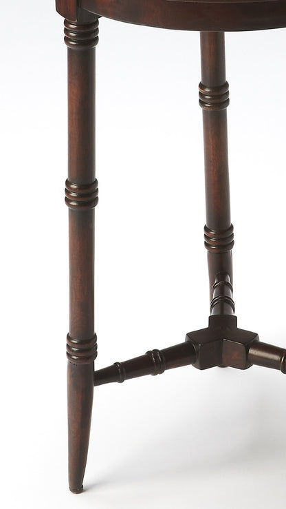 Butler Specialty Company - Isla 16 in. W Round Wood Side Table, Dark Brown - 3615024