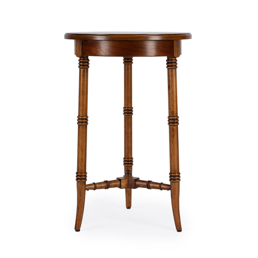 Butler Specialty Company - Isla 16 in. W Round Wood Side Table, Medium Brown - 3615101