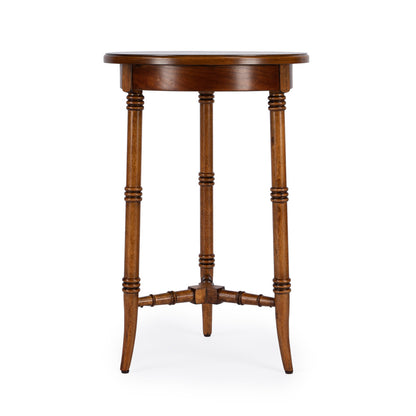 Butler Specialty Company - Isla 16 in. W Round Wood Side Table, Medium Brown - 3615101