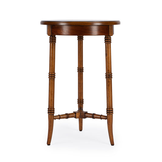 Butler Specialty Company - Isla 16 in. W Round Wood Side Table, Medium Brown - 3615101