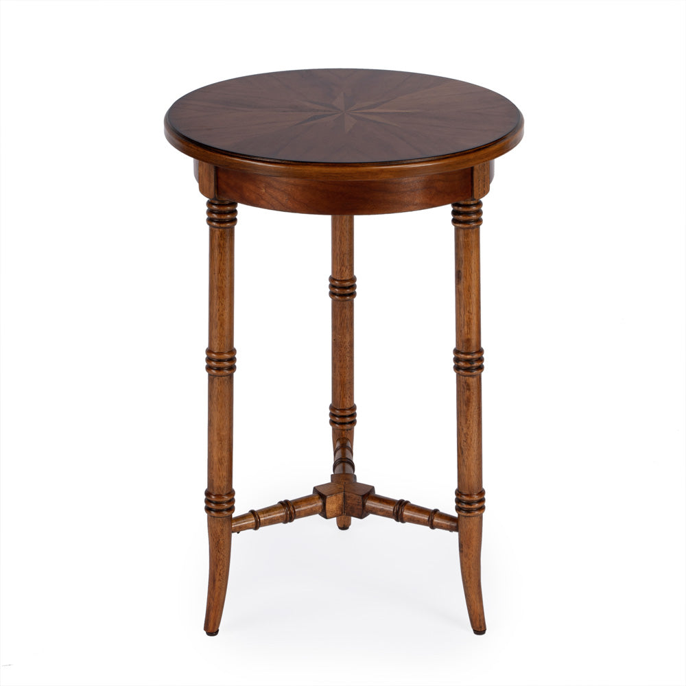 Butler Specialty Company - Isla 16 in. W Round Wood Side Table, Medium Brown - 3615101
