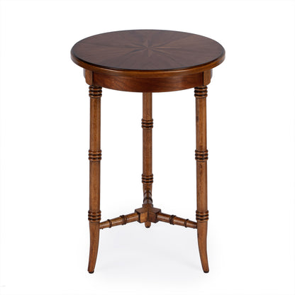 Butler Specialty Company - Isla 16 in. W Round Wood Side Table, Medium Brown - 3615101