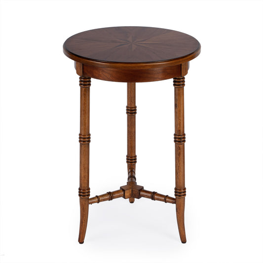 Butler Specialty Company - Isla 16 in. W Round Wood Side Table, Medium Brown - 3615101