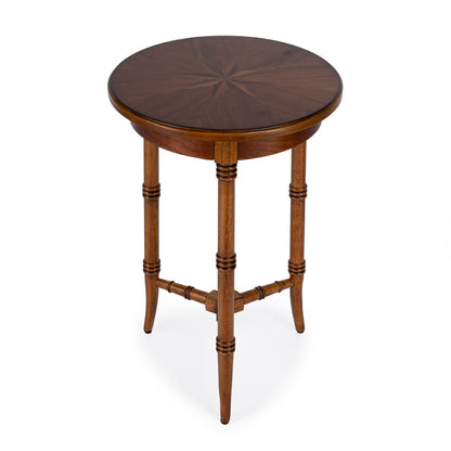 Butler Specialty Company - Isla 16 in. W Round Wood Side Table, Medium Brown - 3615101
