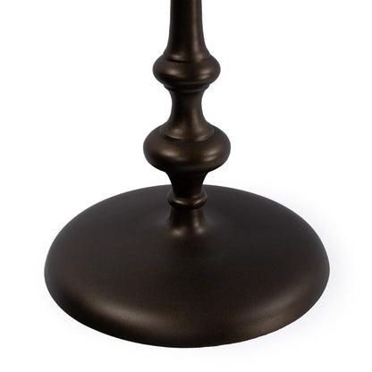 Butler Specialty Company - Ivanna 11.75 in. W Round Metal Side Table, Bronze - 5593025