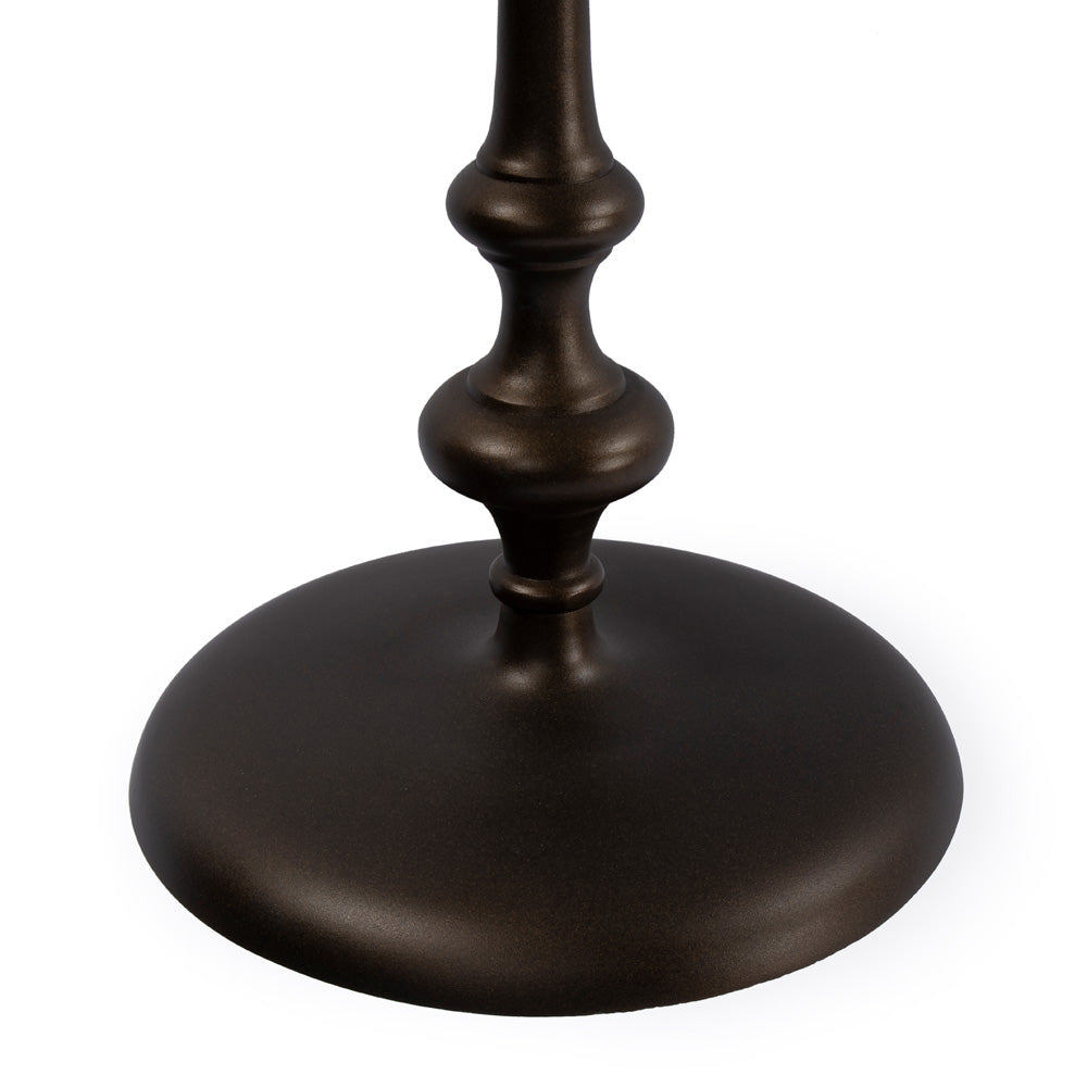 Butler Specialty Company - Ivanna 11.75 in. W Round Metal Side Table, Bronze - 5593025