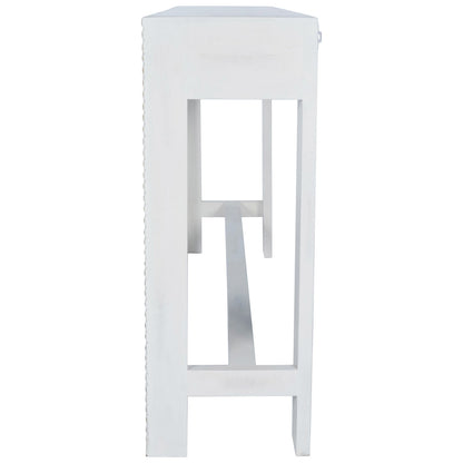 Butler Specialty Company - Artifacts - Janta 55.5 in. W Rectangular Wood 3 Drawer Console Table, White - 2069290_CLOSEOUT