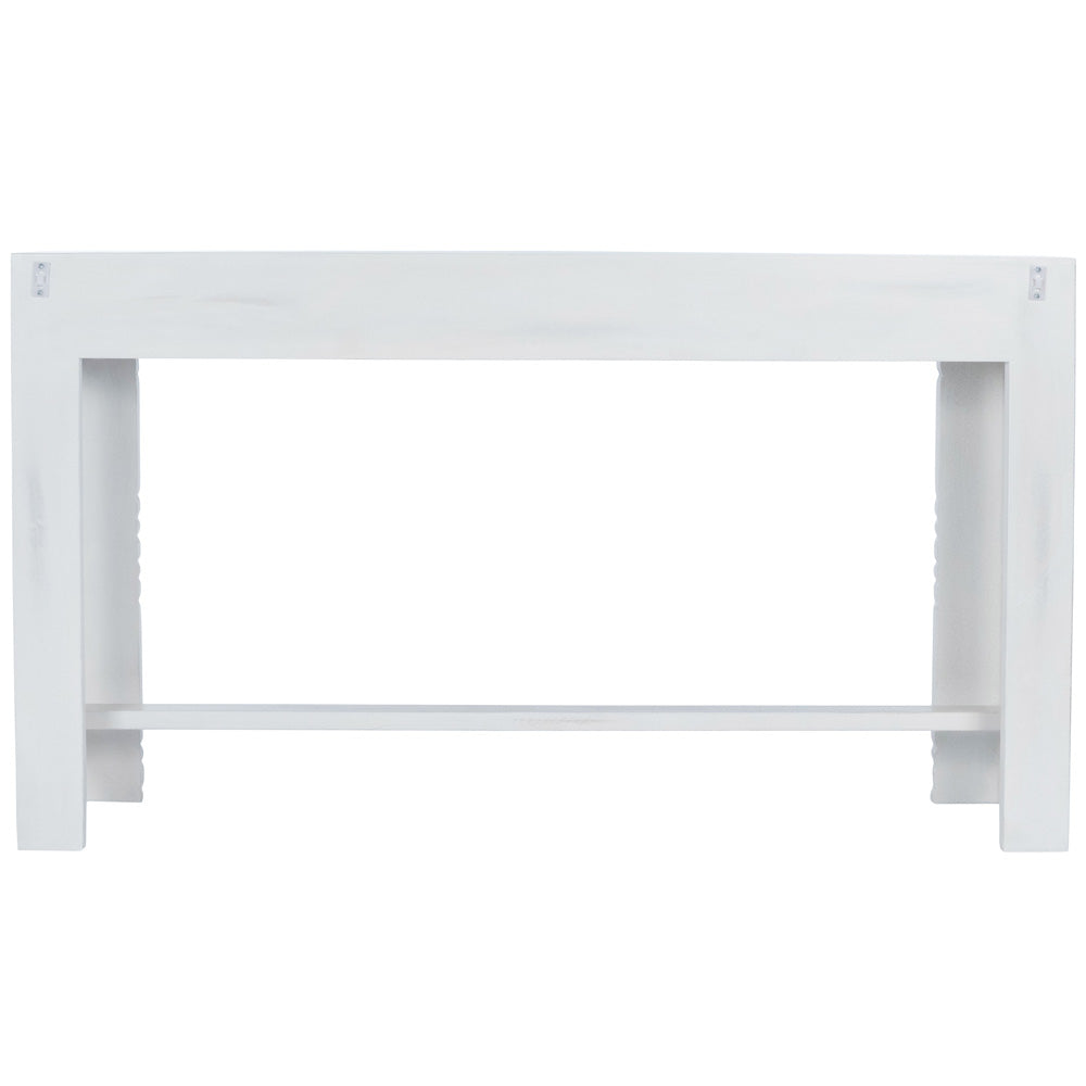 Butler Specialty Company - Artifacts - Janta 55.5 in. W Rectangular Wood 3 Drawer Console Table, White - 2069290_CLOSEOUT