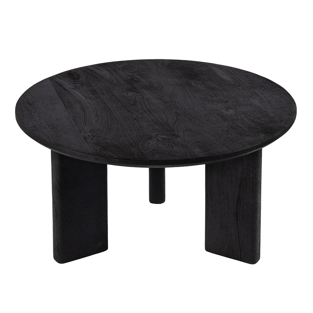 Butler Specialty Company - Jenni 30 in. W Round Wood Coffee Table, Black - 5812295 View 1