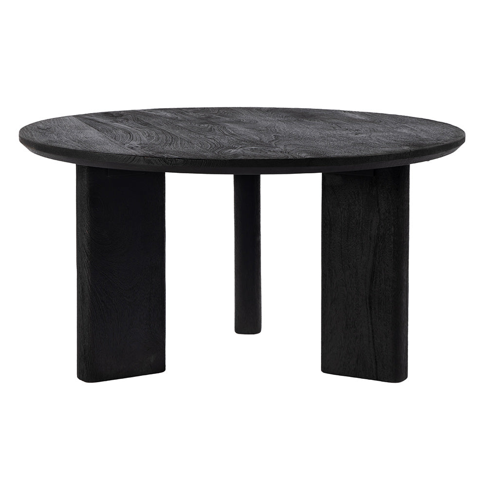 Butler Specialty Company - Jenni 30 in. W Round Wood Coffee Table, Black - 5812295 View 2