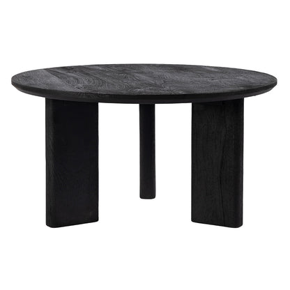 Butler Specialty Company - Jenni 30 in. W Round Wood Coffee Table, Black - 5812295 View 2