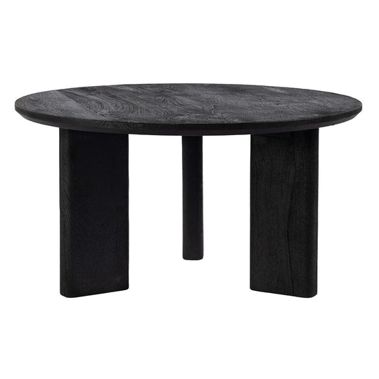 Butler Specialty Company - Jenni 30 in. W Round Wood Coffee Table, Black - 5812295 View 2