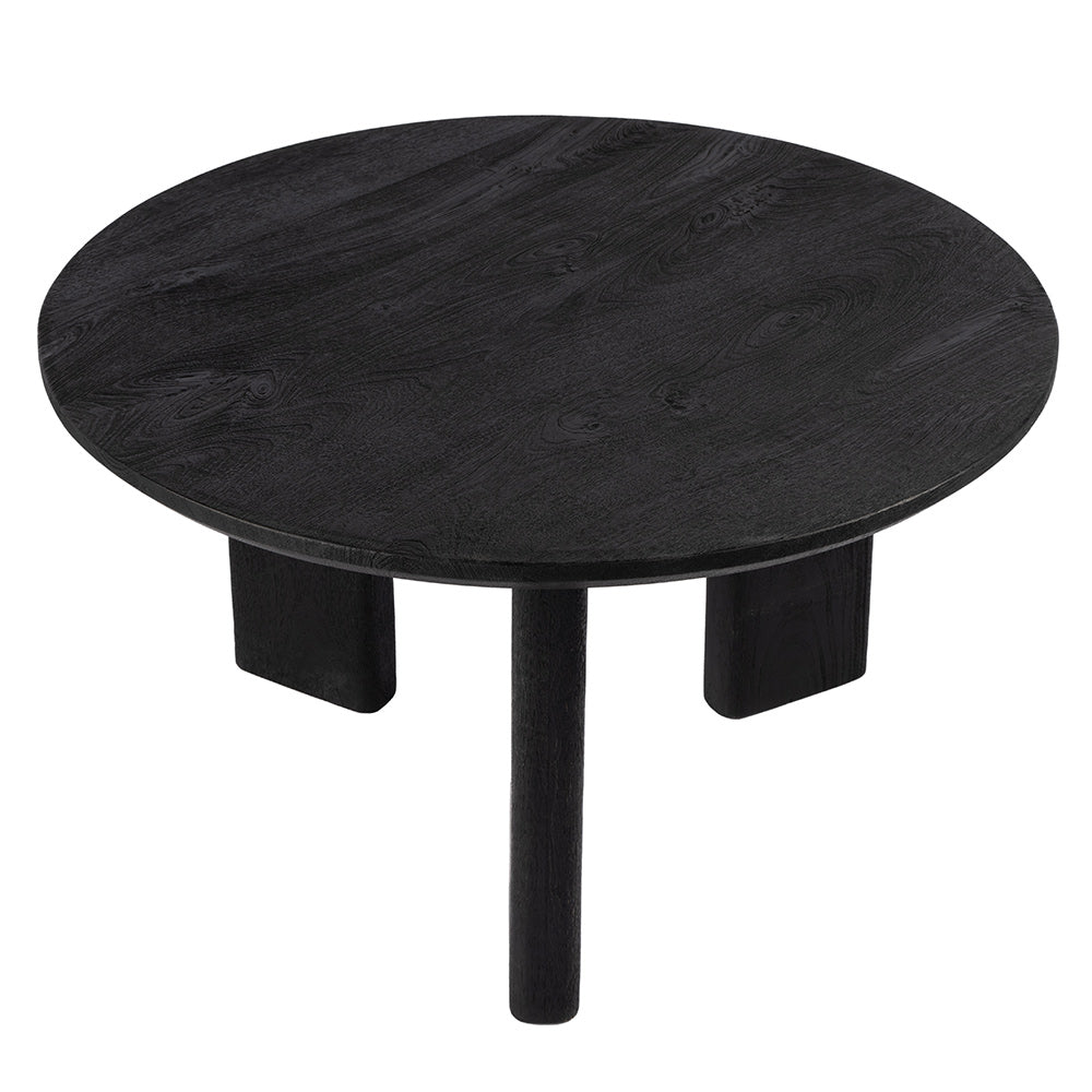 Butler Specialty Company - Jenni 30 in. W Round Wood Coffee Table, Black - 5812295 View 3