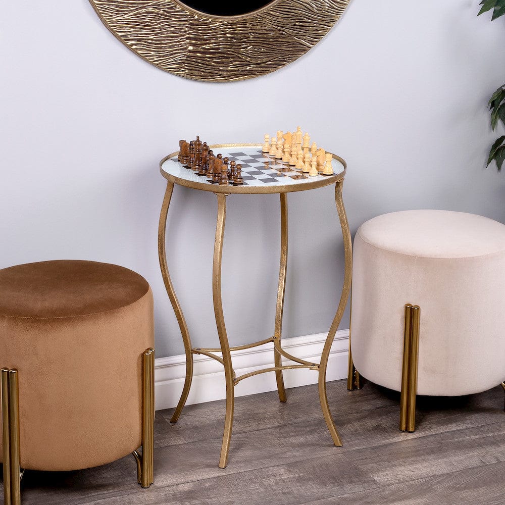 Butler Specialty Company - Judith Antique Game Table, Gold - 5341025 view 7