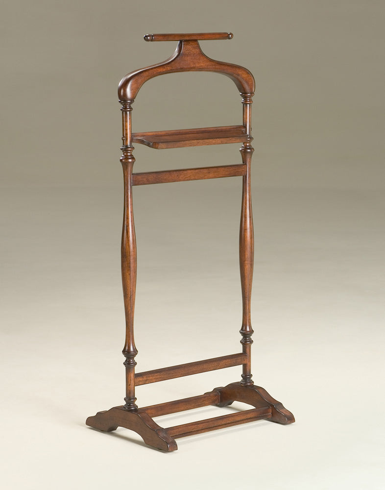 Butler Specialty Company - Heritage - Judson 42.75 in. H x 18.75 in. W Rectangular Wood Valet Stand, Dark Brown - 1926024