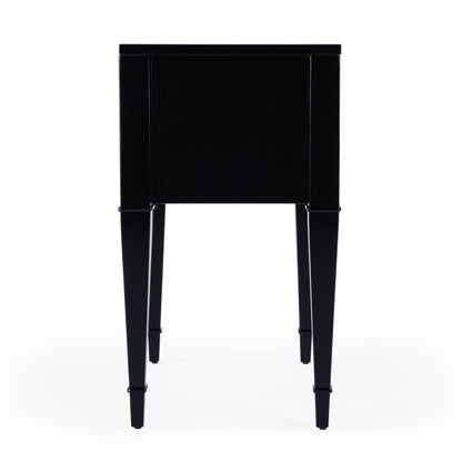 Butler Specialty Company - Kai 24 in. W Rectangular Wood 2 Drawer End Table, Black - 5713111
