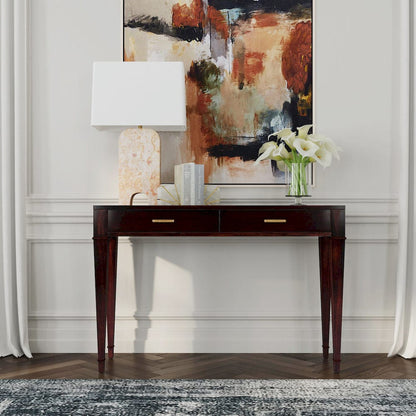 Butler Specialty Company - Kai 45 in. W Rectangular Wood 2 Drawer Console Table, Dark Brown - 5714024 view 7