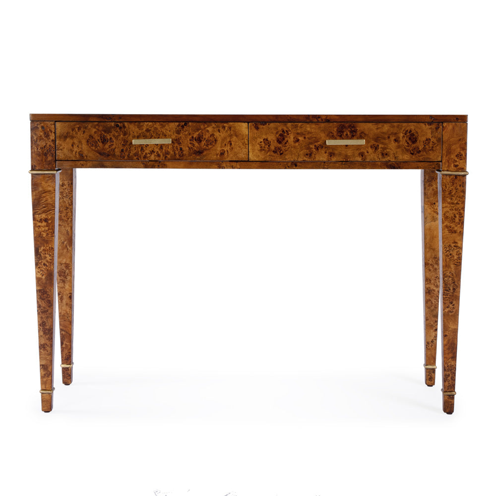 Butler Specialty Company - Kai 45 in. W Rectangular Burl Wood 2 Drawer Console Table, Brown - 5714442