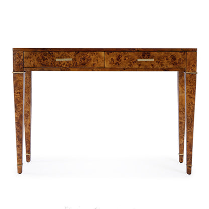 Butler Specialty Company - Kai 45 in. W Rectangular Burl Wood 2 Drawer Console Table, Brown - 5714442