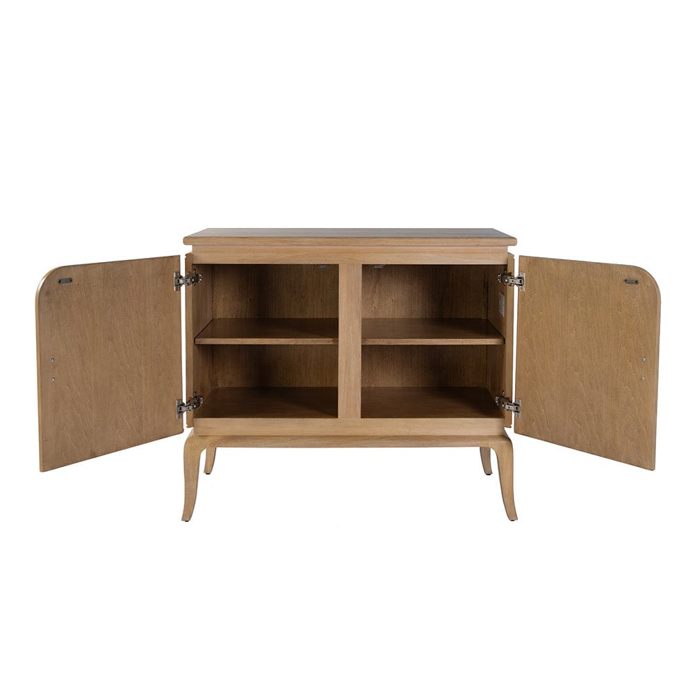 Butler Specialty Company - Karolina 40 in. W Wood 2 Door Accent Cabinet w Interior Shelves, Light Brown - 5908070 View 3