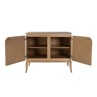 Butler Specialty Company - Karolina 40 in. W Wood 2 Door Accent Cabinet w Interior Shelves, Light Brown - 5908070 View 3
