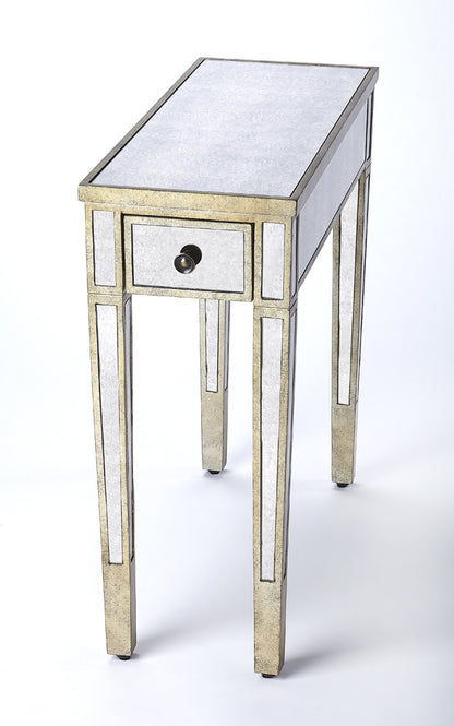 Butler Specialty Company - Katarina Mirrored Chairside Table, Silver - 3974146