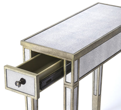Butler Specialty Company - Katarina Mirrored Chairside Table, Silver - 3974146