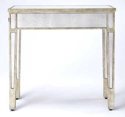 Butler Specialty Company - Katarina Mirrored Chairside Table, Silver - 3974146