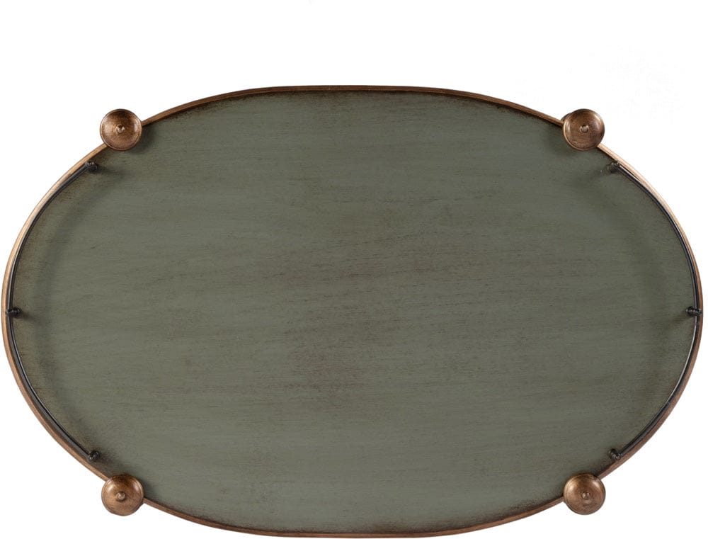 Butler Specialty Company Kathleen 31" W Wood 2 Tier Bar/Serving Cart on Casters  - Pastel Green - 1690482 view 3