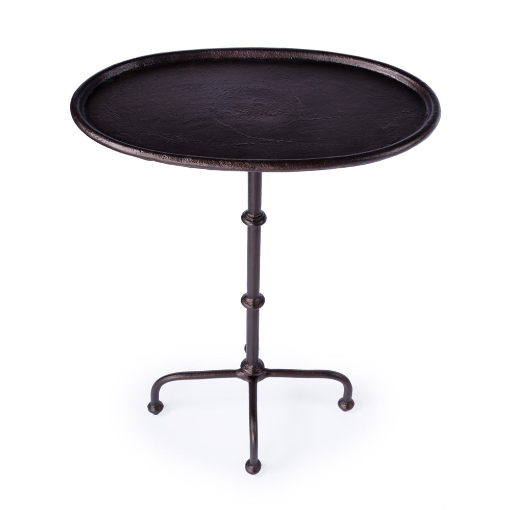 Butler Specialty Company - Kealy Outdoor Metal Pedestal Side Table, Bronze - 4002471