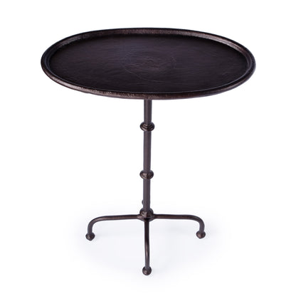 Butler Specialty Company - Kealy Outdoor Metal Pedestal Side Table, Bronze - 4002471