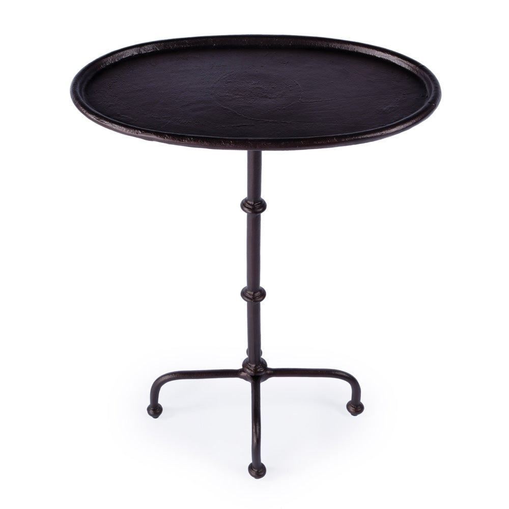 Butler Specialty Company - Kealy Outdoor Metal Pedestal Side Table, Bronze - 4002471