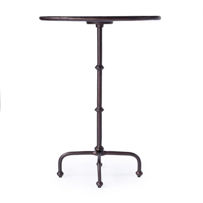 Butler Specialty Company - Kealy Outdoor Metal Pedestal Side Table, Bronze - 4002471