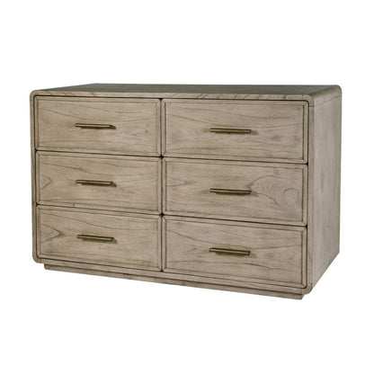 Butler Specialty Company - Keenan 60 in. W Rectangular Wood 6 Drawer Dresser, Medium Brown - 5986505 view 1