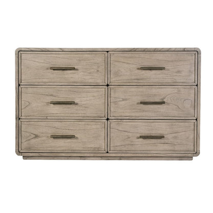 Butler Specialty Company - Keenan 60 in. W Rectangular Wood 6 Drawer Dresser, Medium Brown - 5986505 view 4
