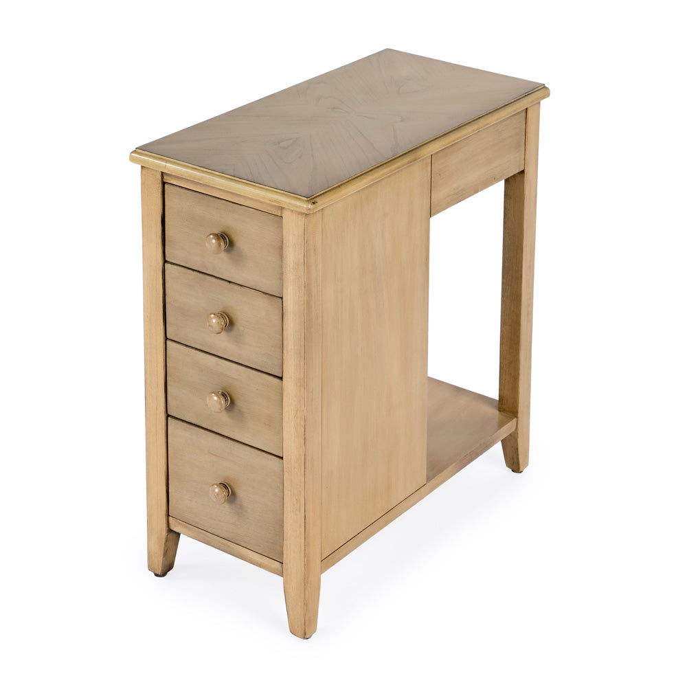 Butler Specialty Company - Kelton 11.5 in. W Rectangular Wood 4 Drawer Side Table, Beige - 9250424