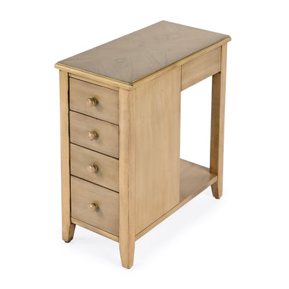 Butler Specialty Company - Kelton 11.5 in. W Rectangular Wood 4 Drawer Side Table, Beige - 9250424