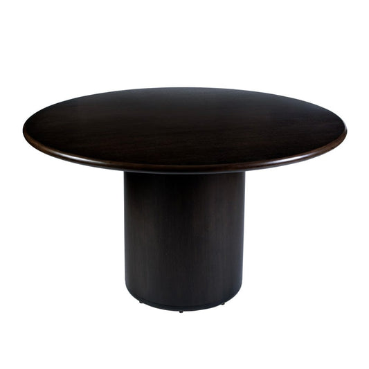 Butler Specialty Company - Kersten 54 In. W Round Wood Single Pedestal Base Dining Table, Coffee - 5988059 view 1