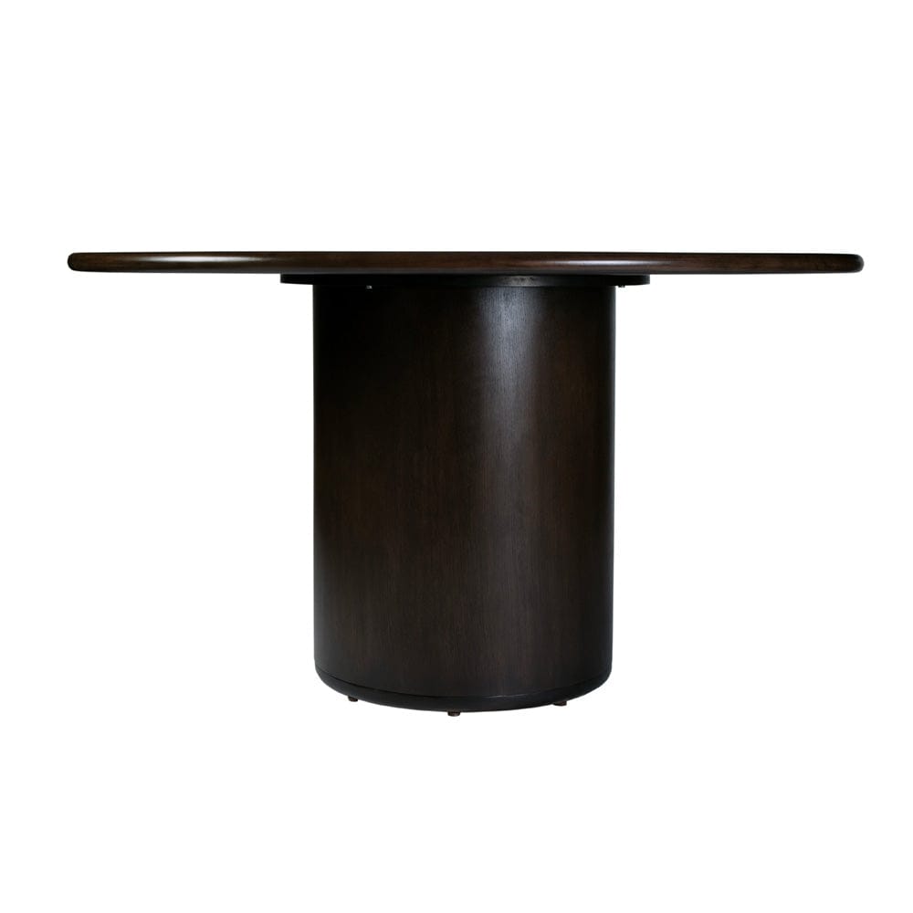 Butler Specialty Company - Kersten 54 In. W Round Wood Single Pedestal Base Dining Table, Coffee - 5988059 view 3