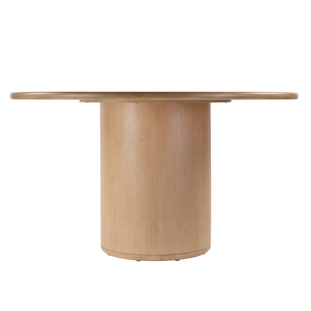 Butler Specialty Company - Kersten 54 In. W Round Wood Single Pedestal Base Dining Table, Light Brown - 5988506 view 3