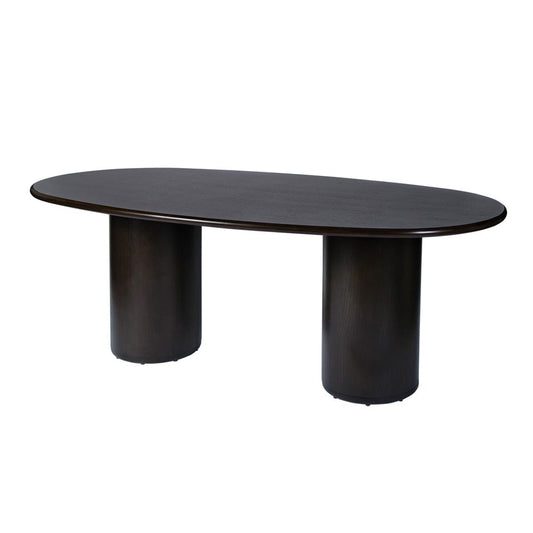 Butler Specialty Company - Kersten 84 in. W Oval Wood Double Pedestal Base Dining Table, Coffee - 5987059 view 1
