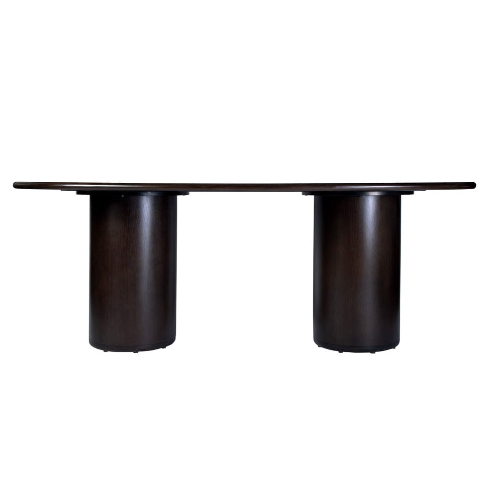 Butler Specialty Company - Kersten 84 in. W Oval Wood Double Pedestal Base Dining Table, Coffee - 5987059 view 4