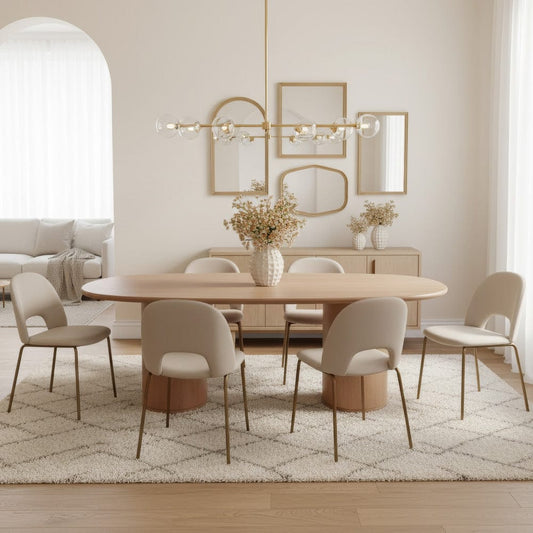 Butler Specialty Company - Kersten 84 in. W Oval Wood Double Pedestal Base Dining Table, Light Brown - 5987506 view 2