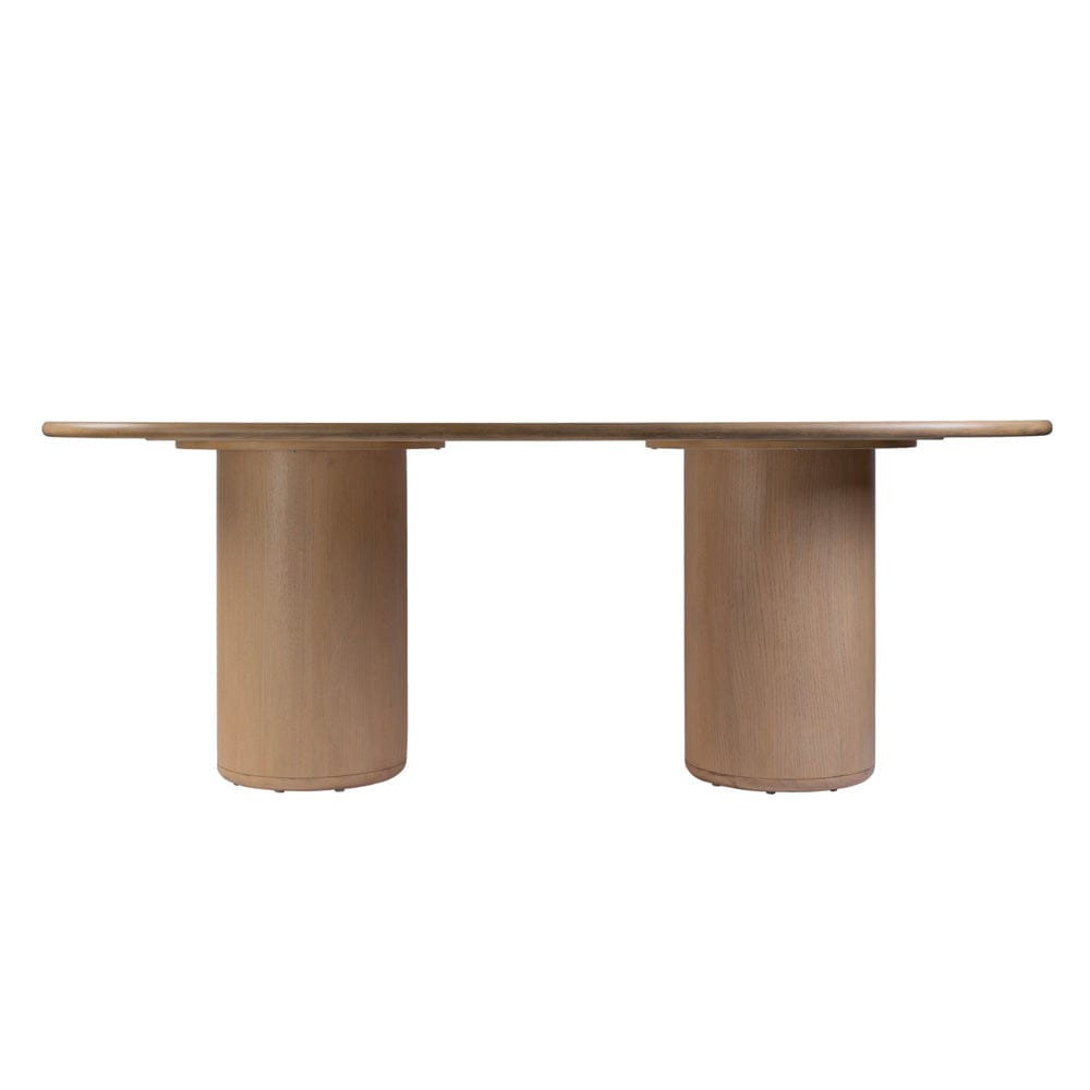 Butler Specialty Company - Kersten 84 in. W Oval Wood Double Pedestal Base Dining Table, Light Brown - 5987506 view 3