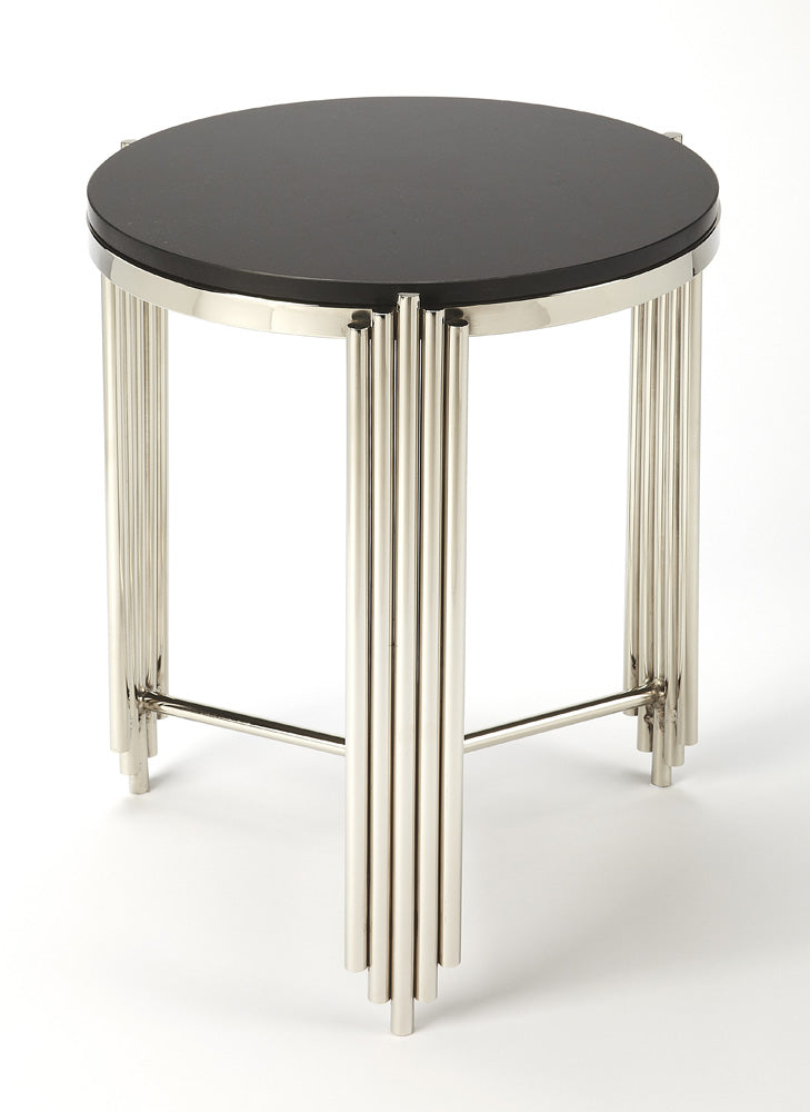Butler Specialty Company - Khalifa Granite End Table, Black - 5310025