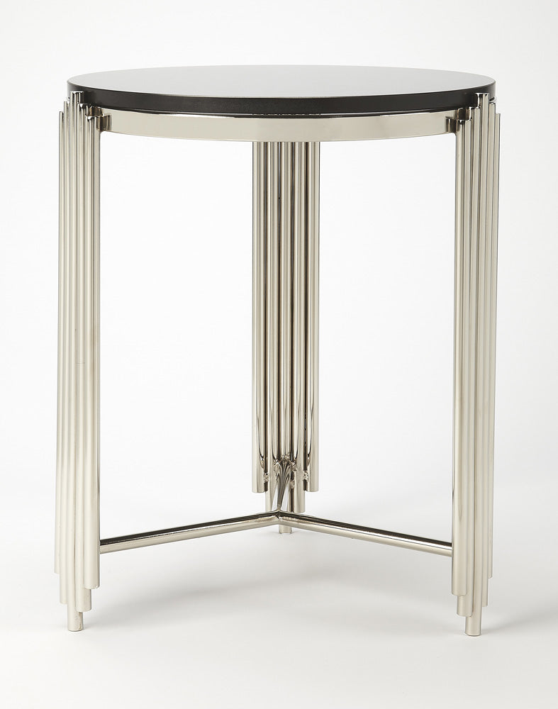 Butler Specialty Company - Khalifa Granite End Table, Black - 5310025