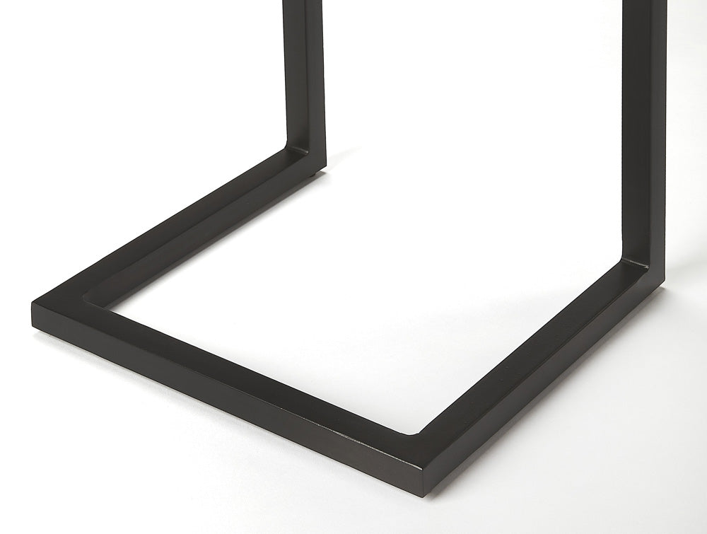 Butler Specialty Company - Kilmer Wood & Metal Finish Side Table, Dark Brown - 5374403