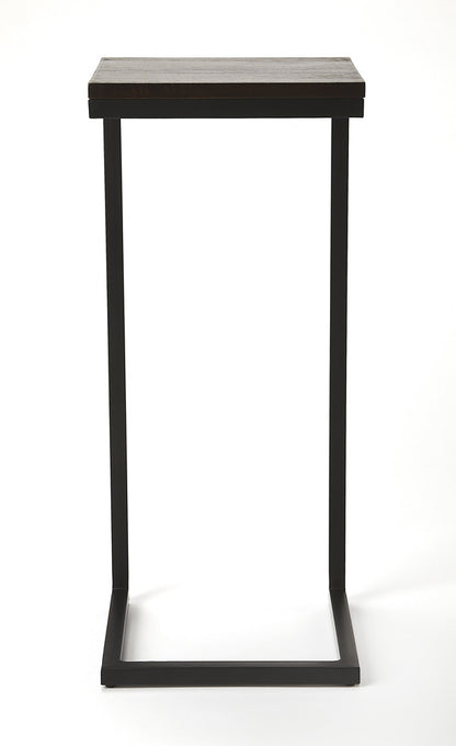 Butler Specialty Company - Kilmer Wood & Metal Finish Side Table, Dark Brown - 5374403