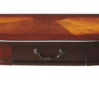 Butler Specialty Company - Kimball 36 in. W Demilune Wood 1 Drawer Console Table, Dark Brown - 653024