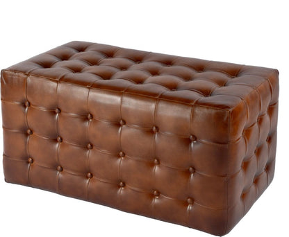 Butler Specialty Company Kingston 36 in. W Leather Upholstered Accent Bench  - Brown - 5881344 view 1